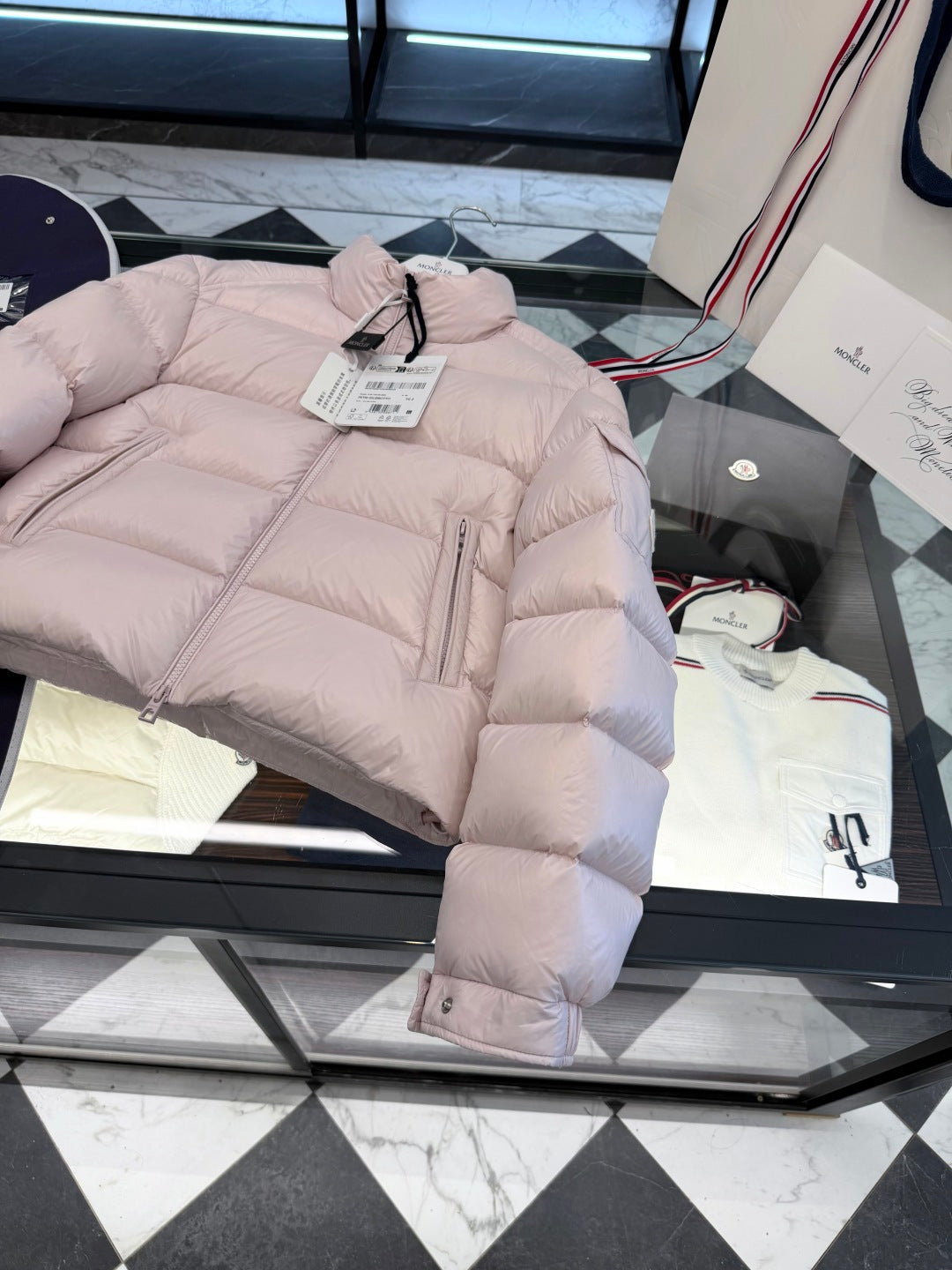 LUXURY QUILTED PUFFER DOWN JACKET