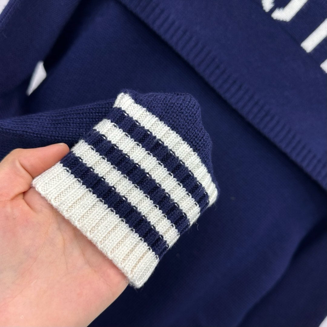SAILOR STYLE KNIT CARDIGAN