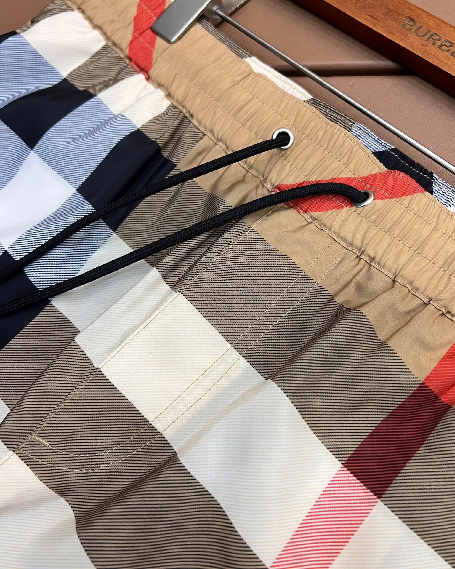 CLASSIC CHECK SWIM SHORTS