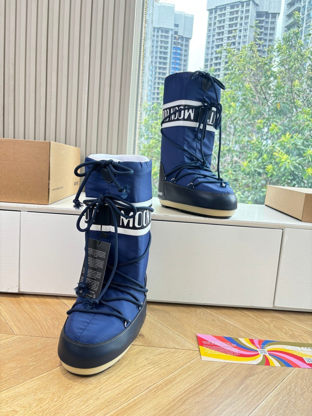NAVY BLUE INSULATED WINTER BOOTS