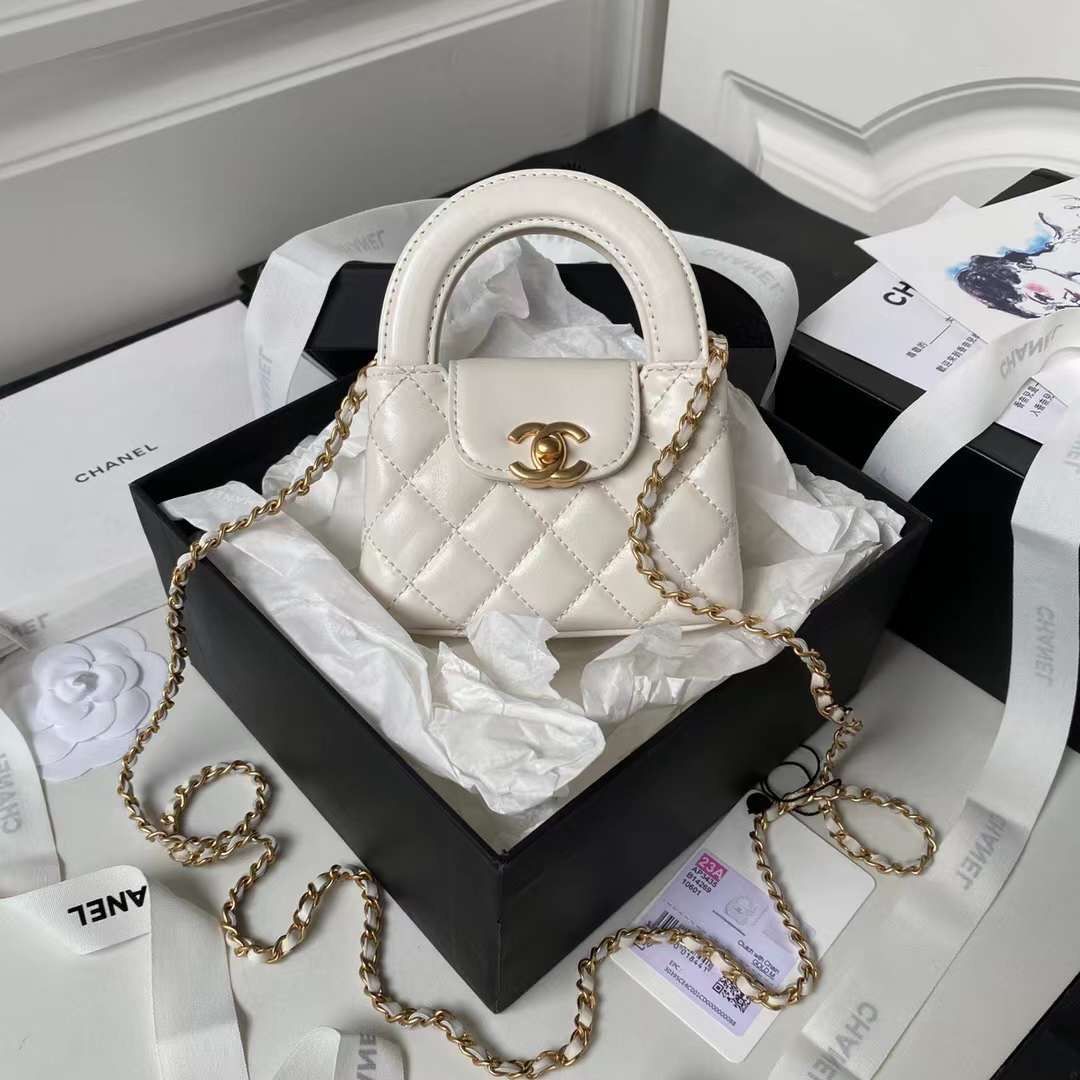 FASHION QUILTED CHAIN HANDLE MINI HANDBAG