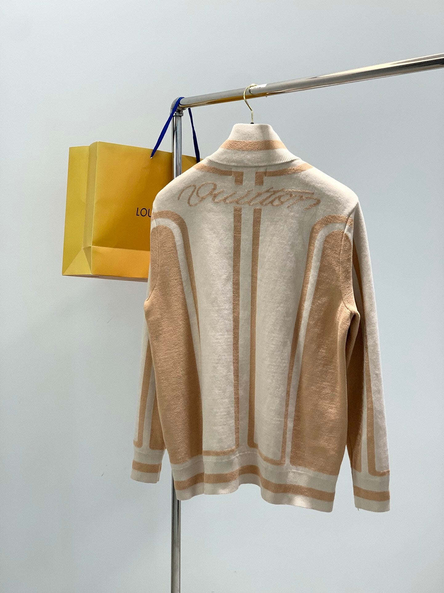 ZIP-UP KNIT TRACK JACKET