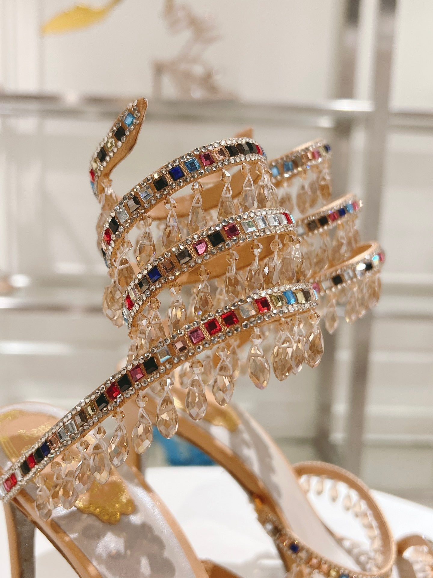GOLDEN CASCADE HEELS