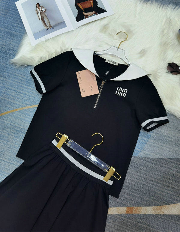 SPORTY MIDI SKIRT SET