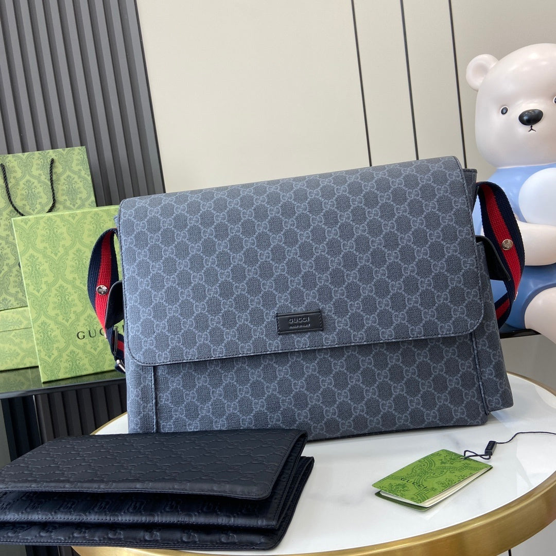 MONOGRAM CANVAS MESSENGER BAG