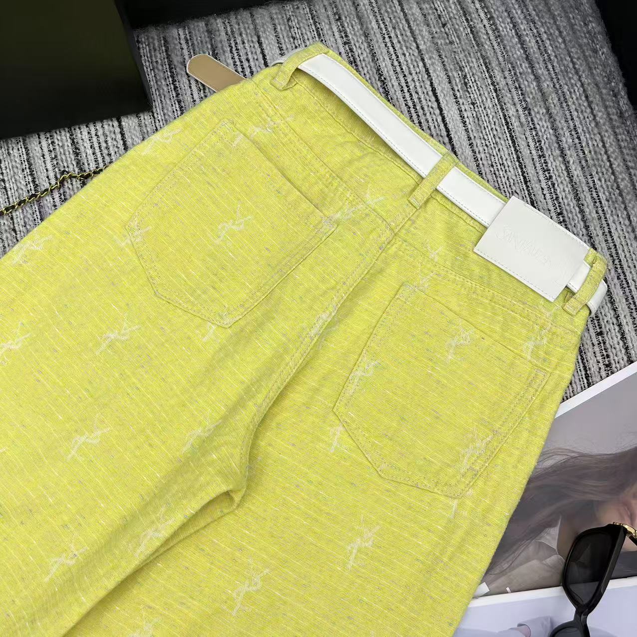 HIGH-WAIST WIDE LEG SUMMER TROUSERS