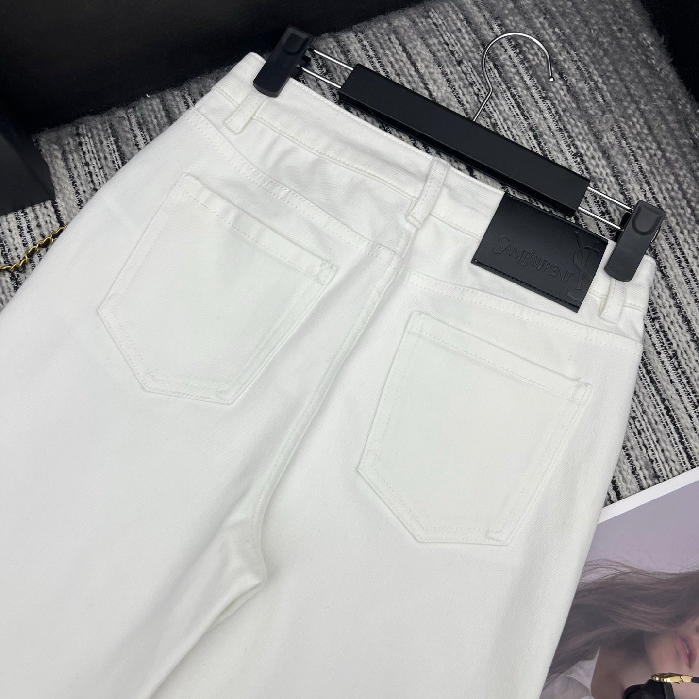 HIGH-WAIST WIDE-LEG TAILORED PANTS