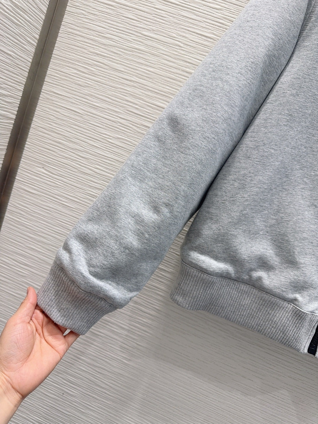 HOODED ZIP-UP SWEATSHIRT WITH FLEECE LINING