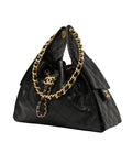 QUILTED CHAIN TOTE BAG