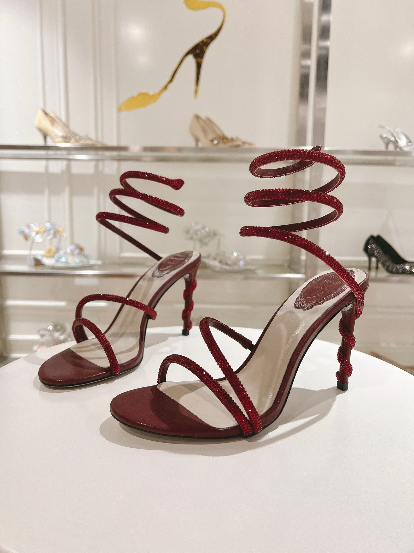 RUBY SPIRAL HEELS