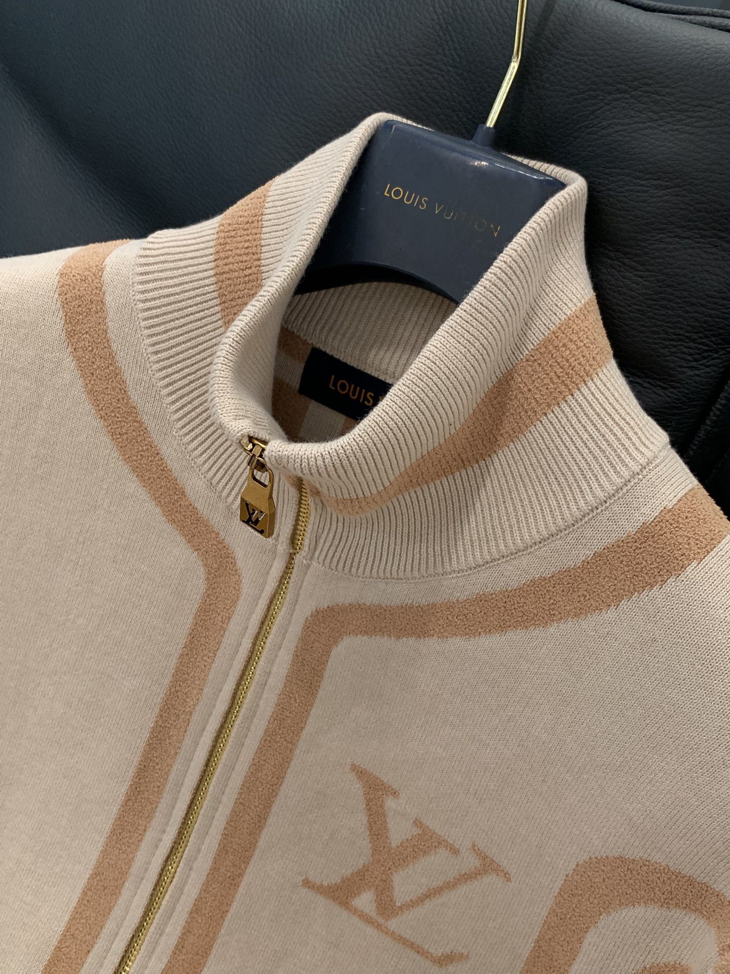 ZIP-UP KNIT TRACK JACKET