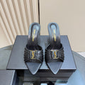 ELEGANT HEELED MULES