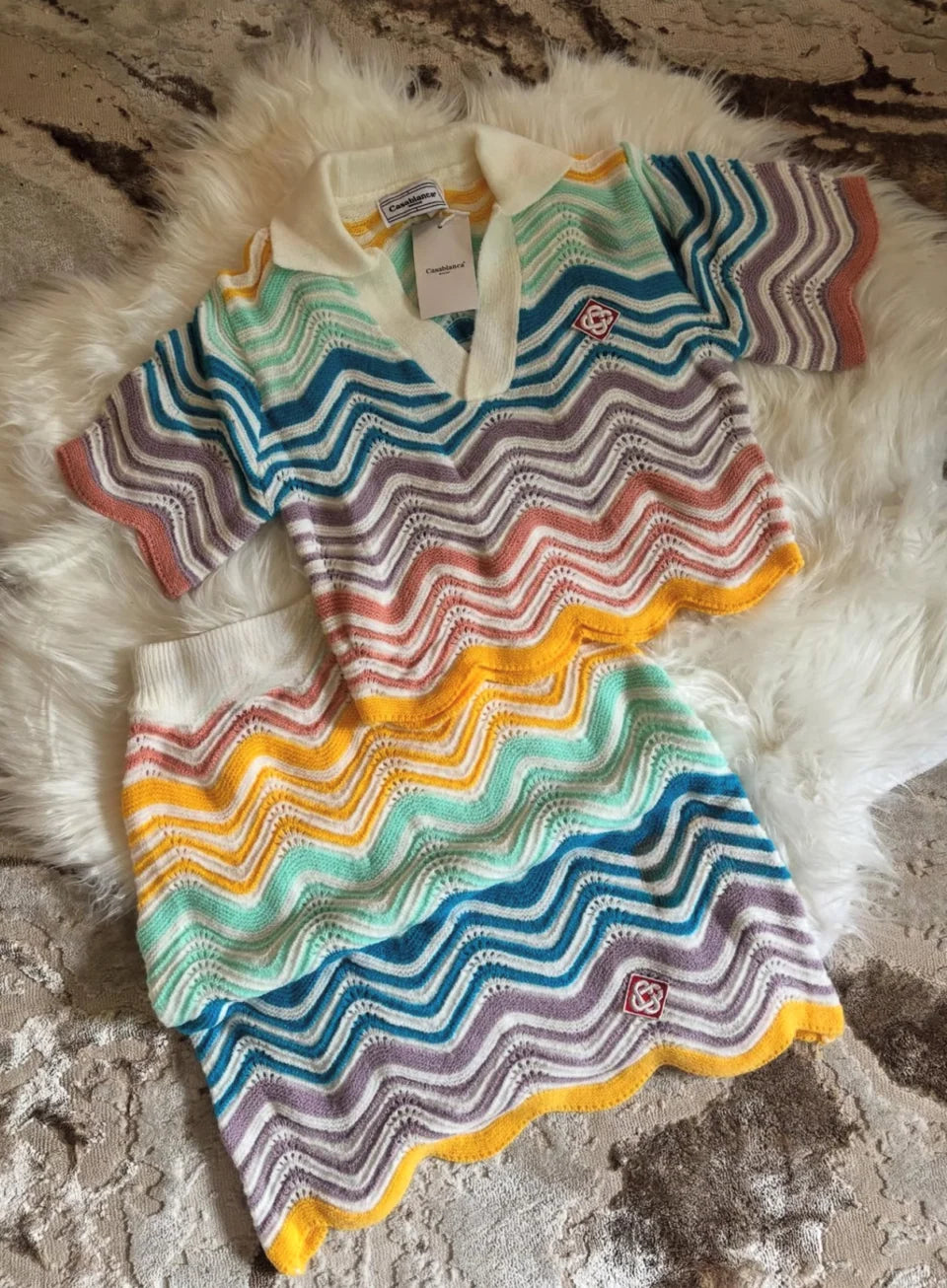 KNIT SKIRT SET