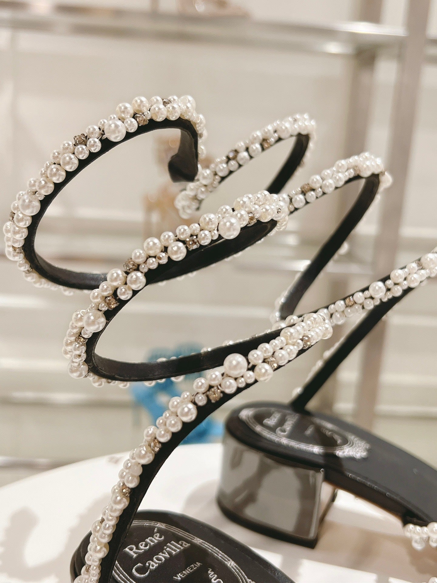 MIDNIGHT PEARL SANDALS