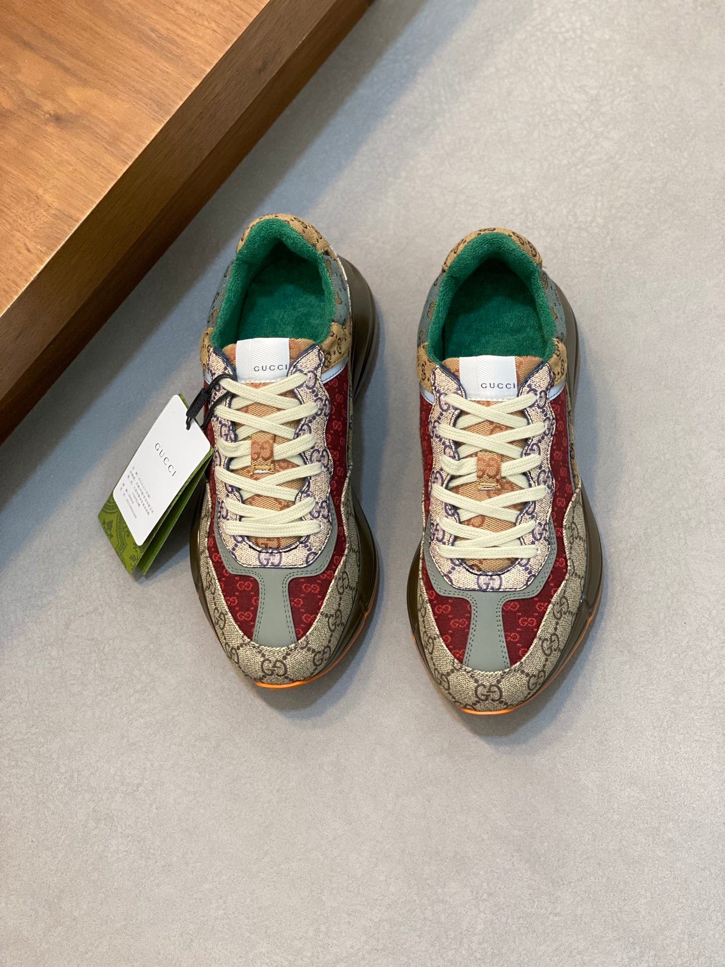 MULTICOLOR MONOGRAM CHUNKY SNEAKERS