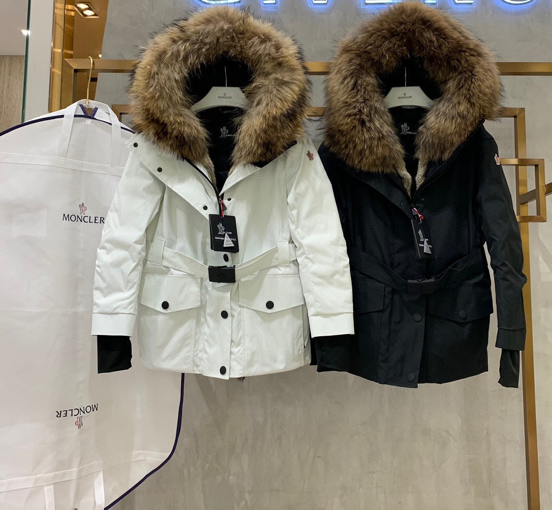 PARKA WITH FAUX FUR HOOD