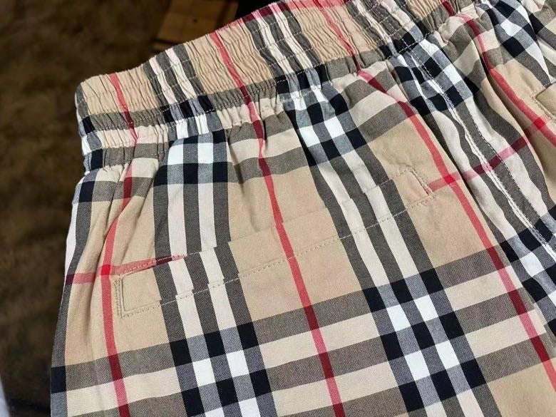 CLASSIC CHECK ELASTIC WAIST SHORTS