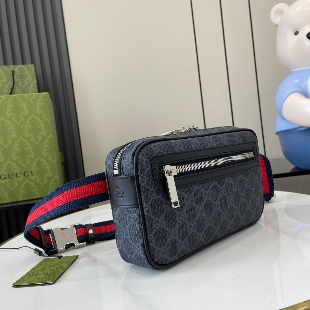SLIM CANVAS CROSSBODY BAG