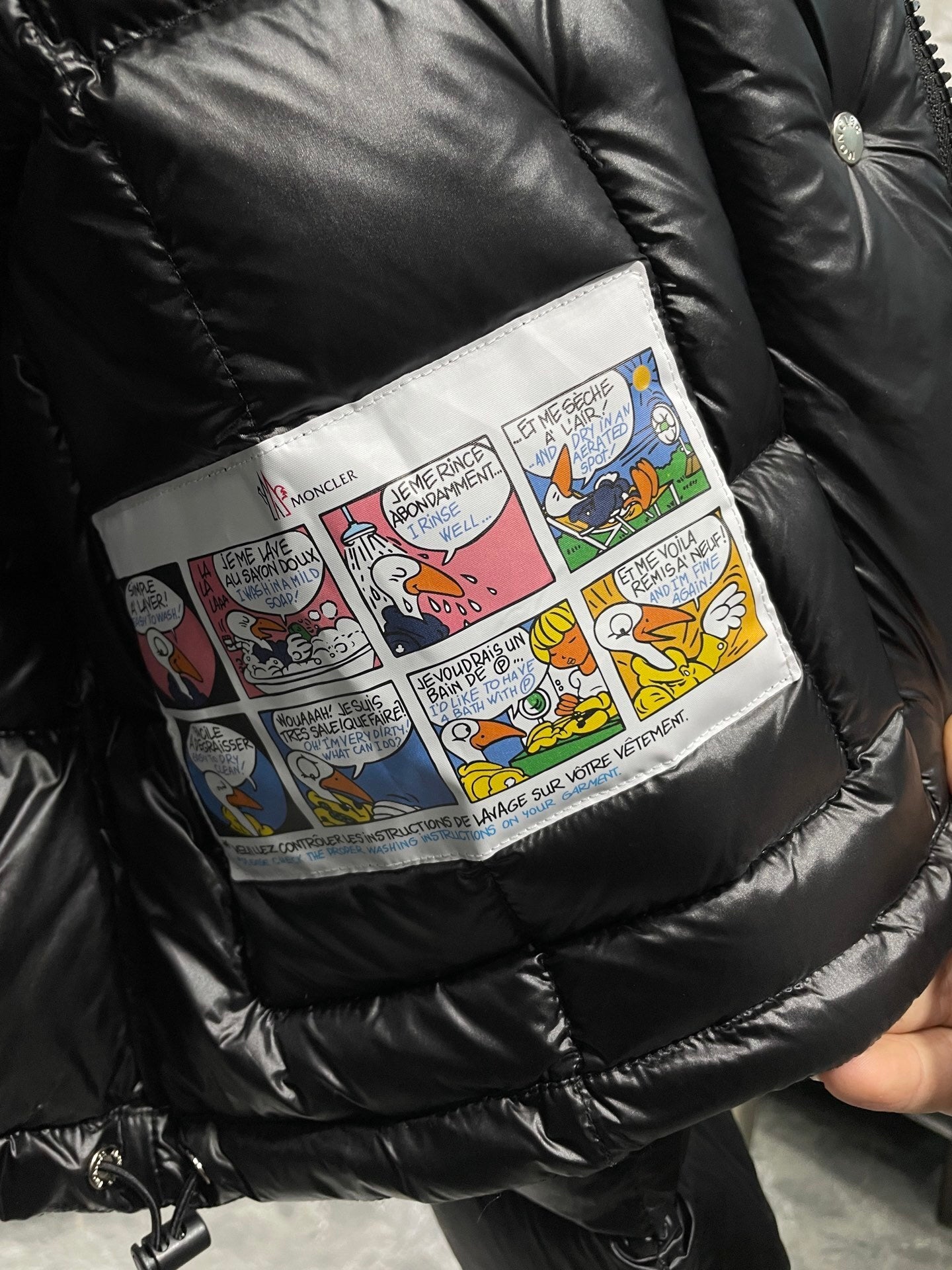 QUILTED HIGH-NECK PUFFER DOWN JACKET