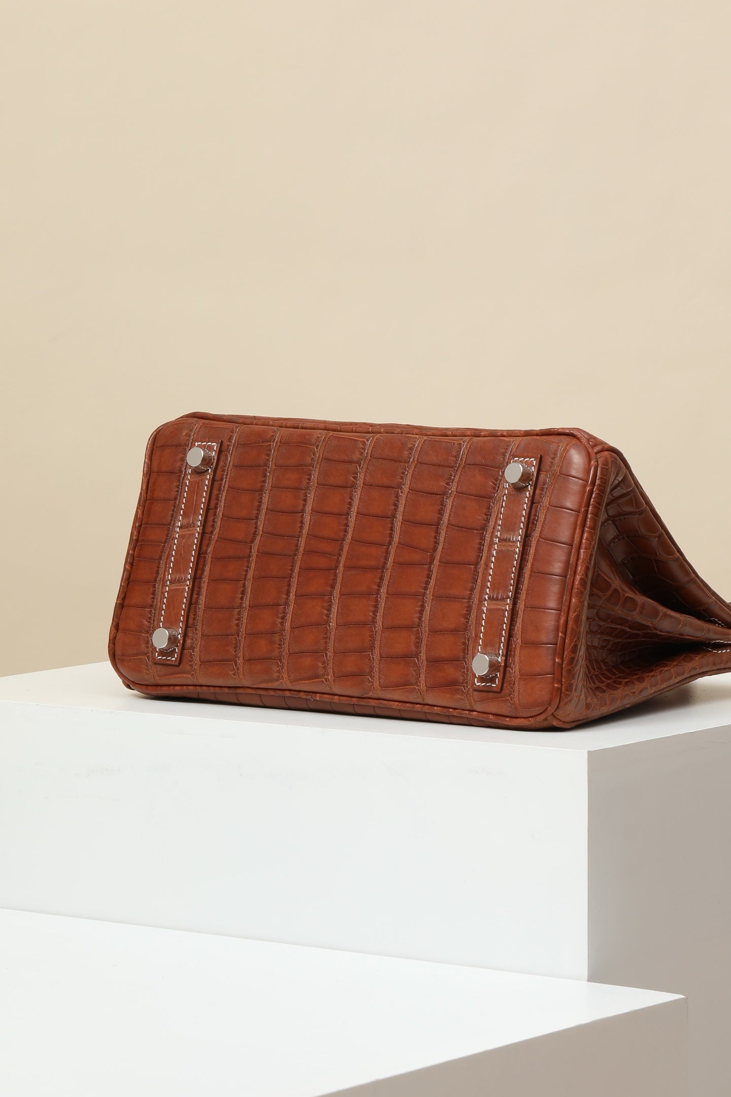 COGNAC CROC BIRKIN