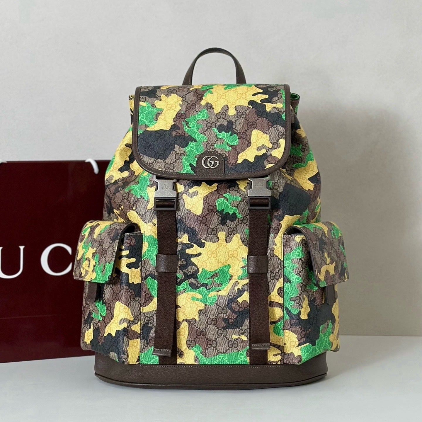 CAMOUFLAGE CANVAS BACKPACK