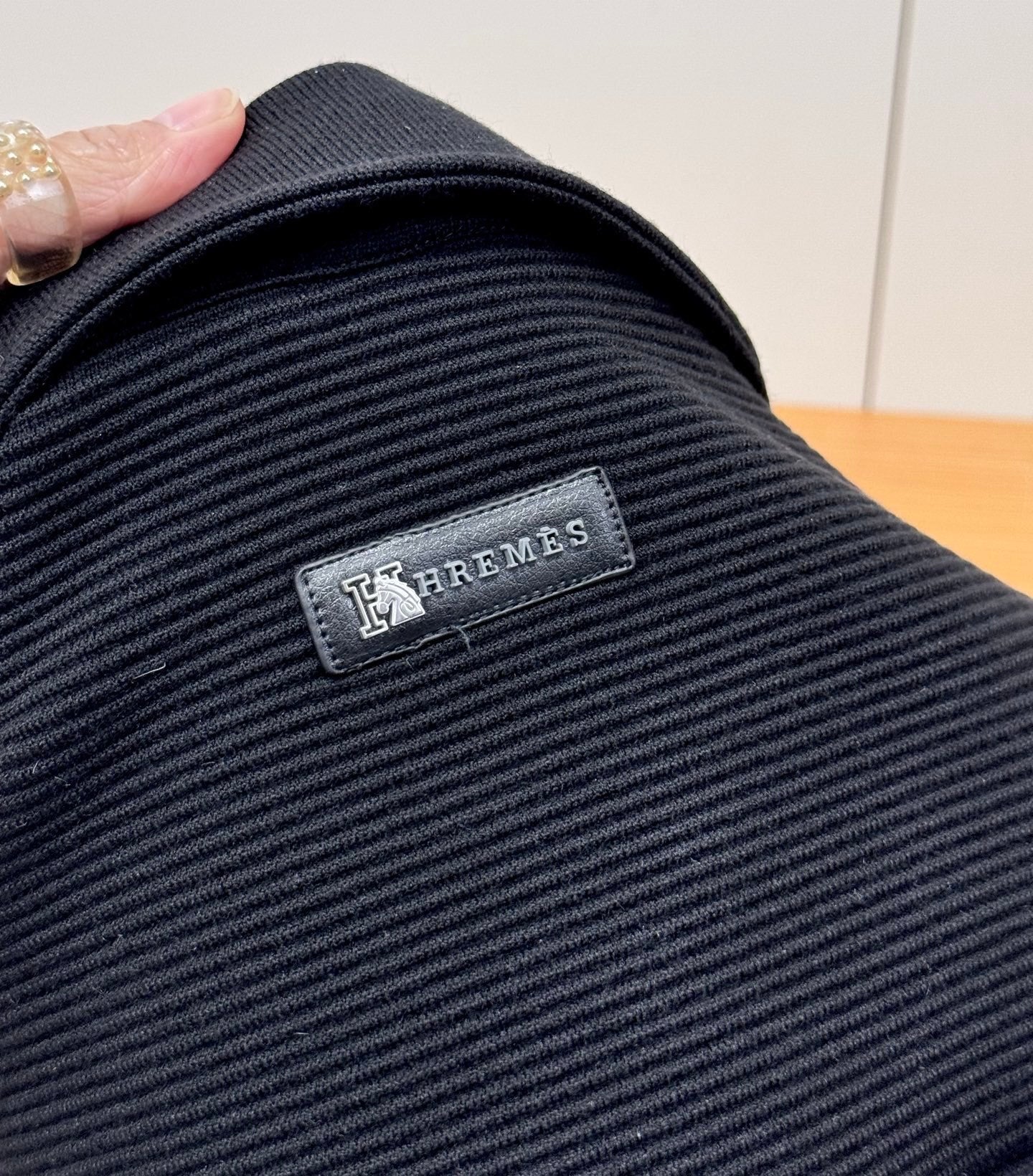 QUILTED PANEL BUTTON JACKET WITH TEXTURED DETAILS