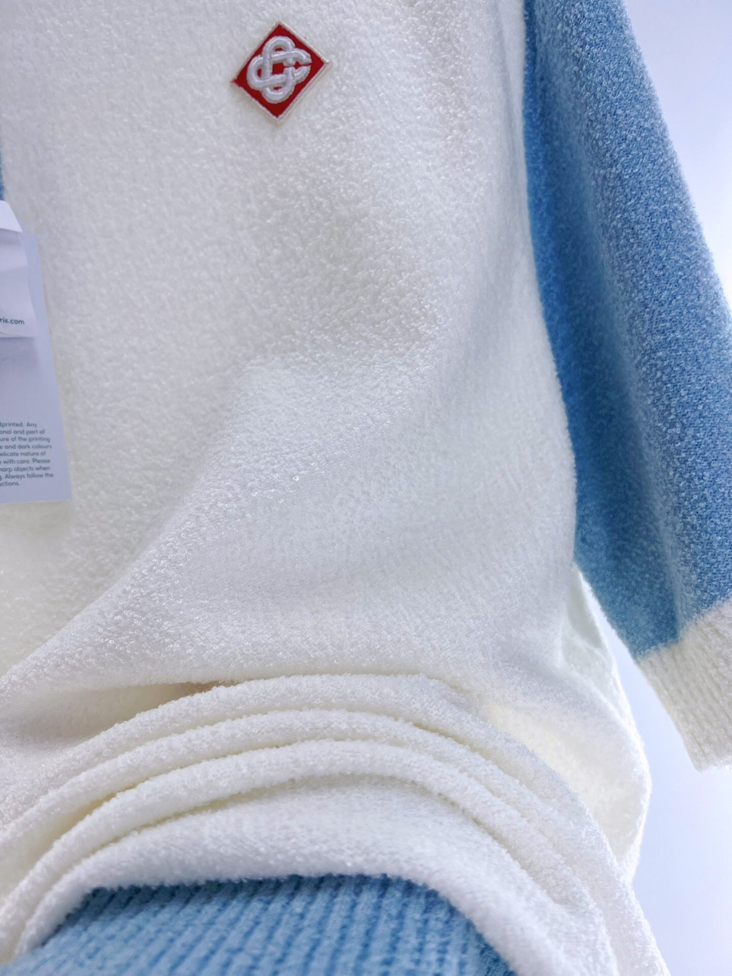 TERRY TEXTURE COLORBLOCK POLO