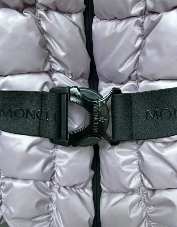 BELTED QUILTED HOODED PUFFER VEST