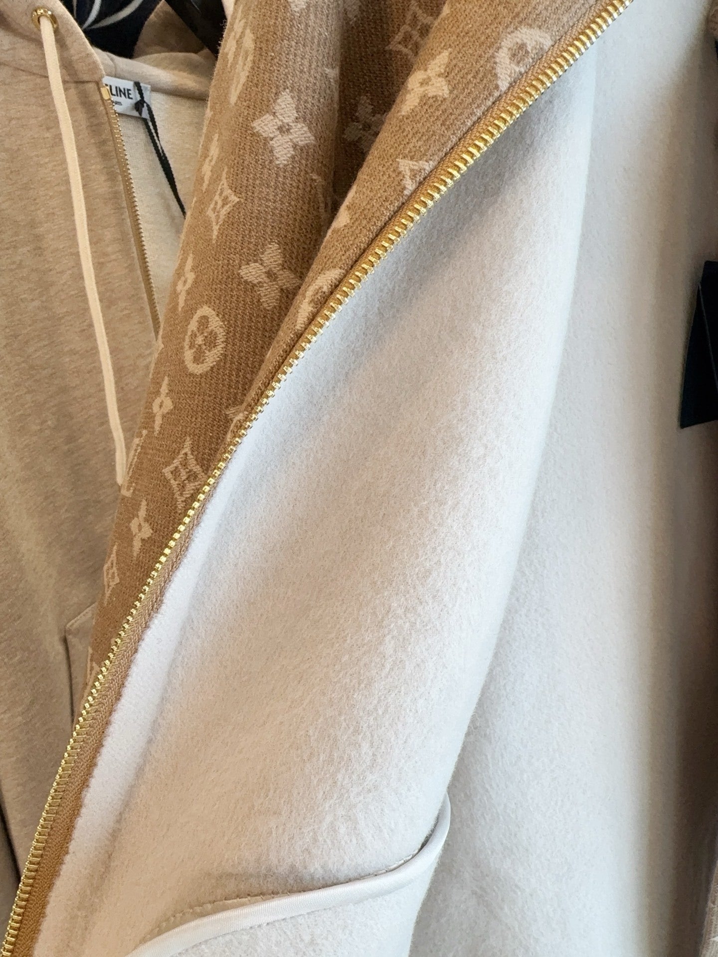 MONOGRAM ZIP-UP JACKET