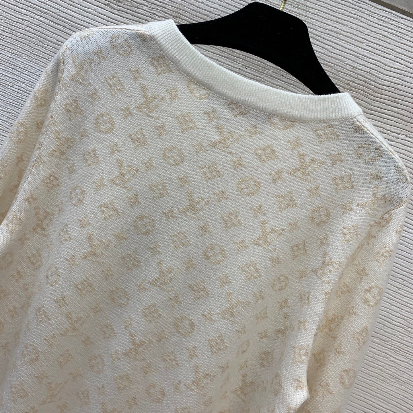 MONOGRAM KNIT BUTTON CARDIGAN
