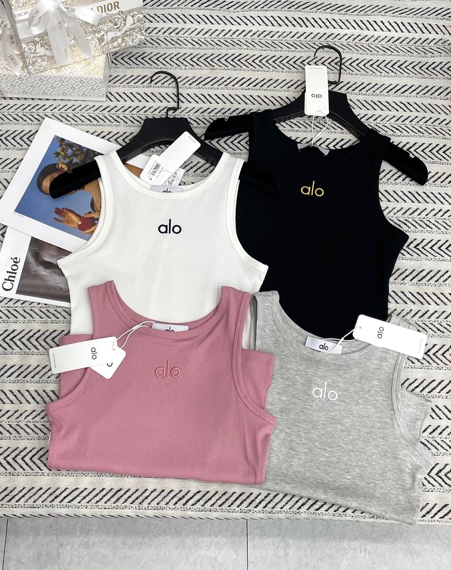 RIBBED LOGO TANK TOP COLLECTION