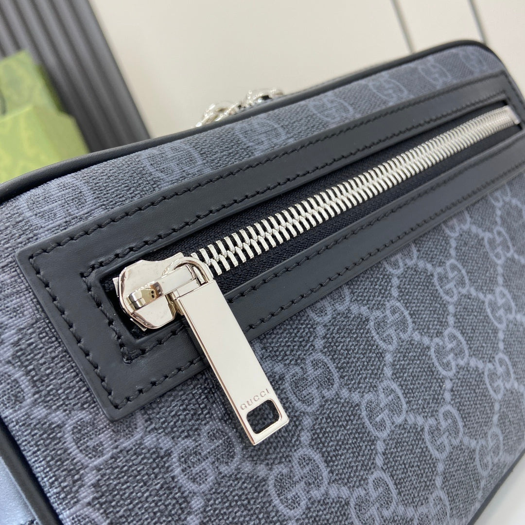 SLIM CANVAS CROSSBODY BAG
