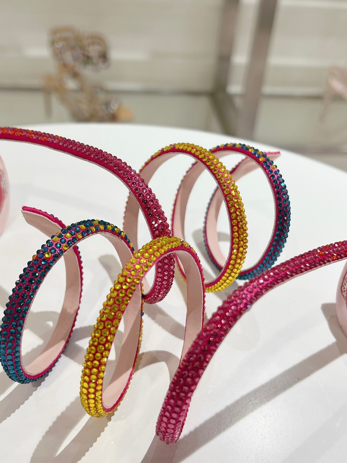 RAINBOW SPIRAL HEELS