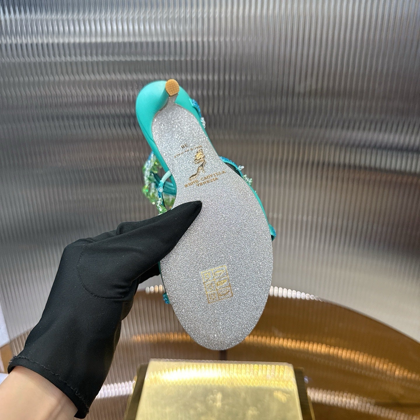 AQUA CASCADE HEELS