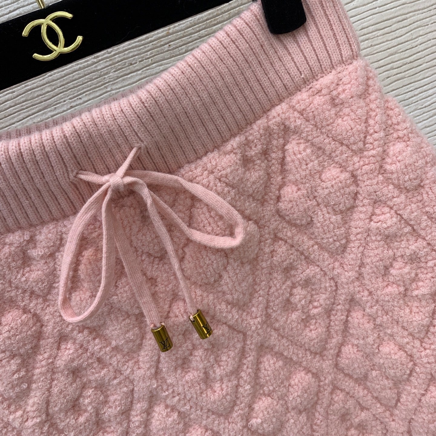 TEXTURED KNIT CARDIGAN AND SKIRT SET