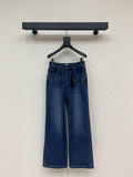 HIGH-WAIST WIDE LEG DENIM JEANS
