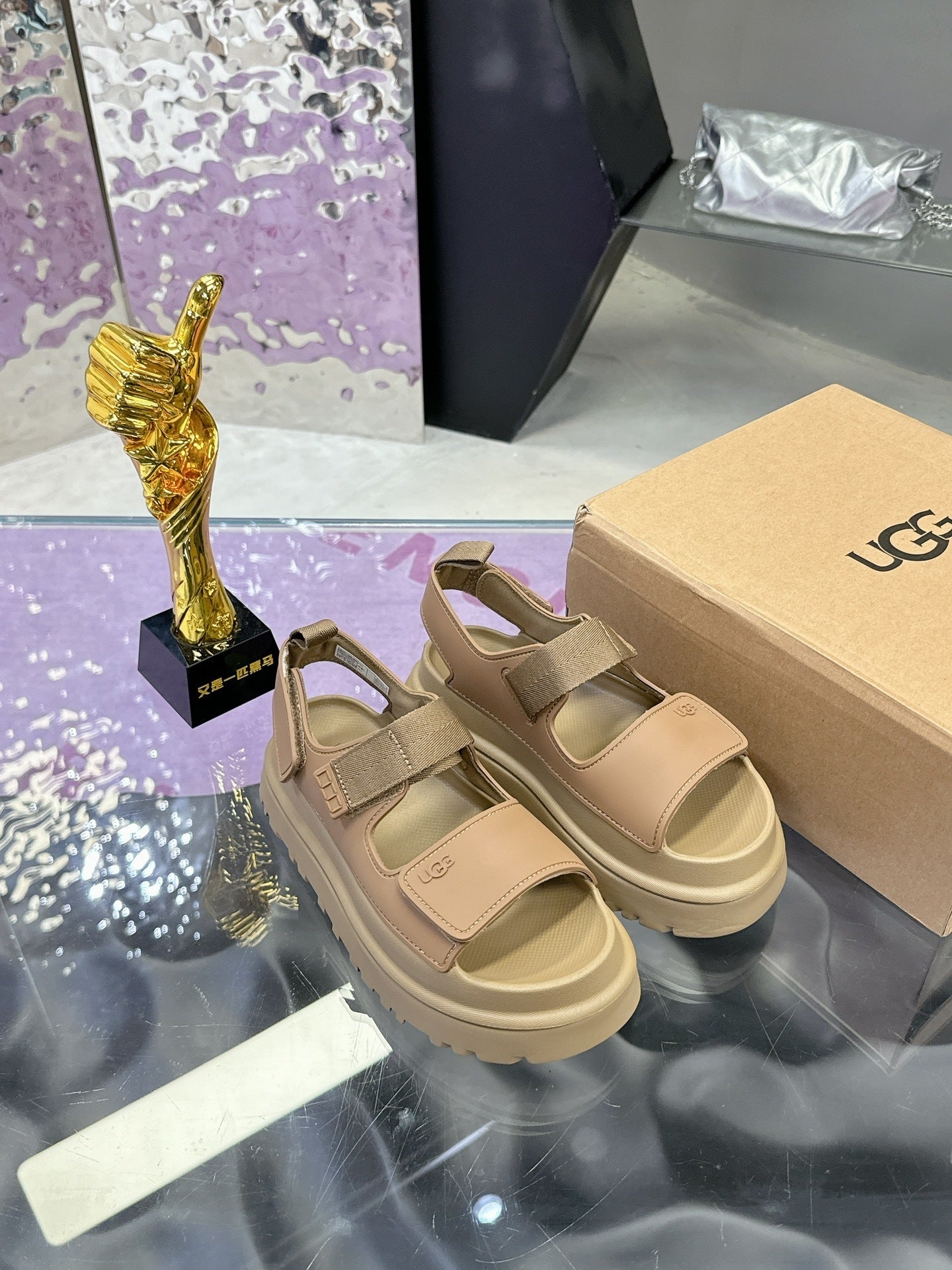 PLATFORM SANDALS – SAND