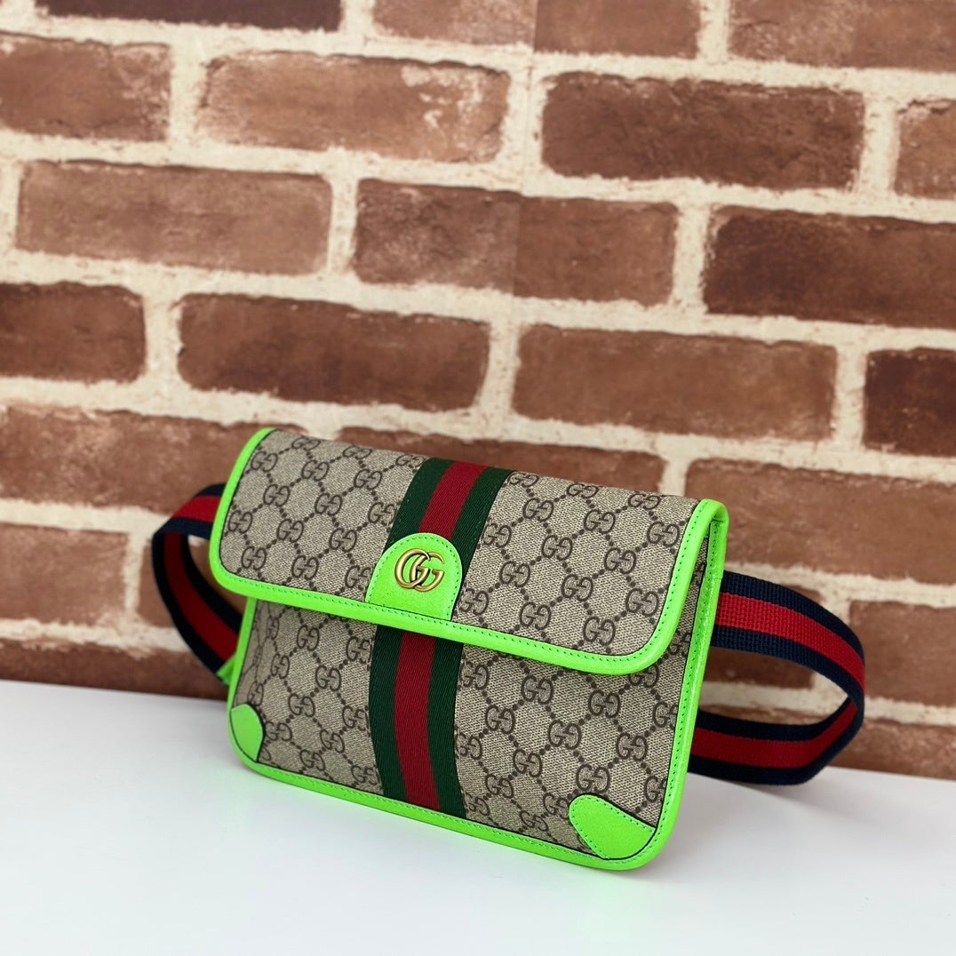 STRIPE MINI BELT BAG – NEON EDITION