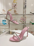 BLUSH SPIRAL HEELS