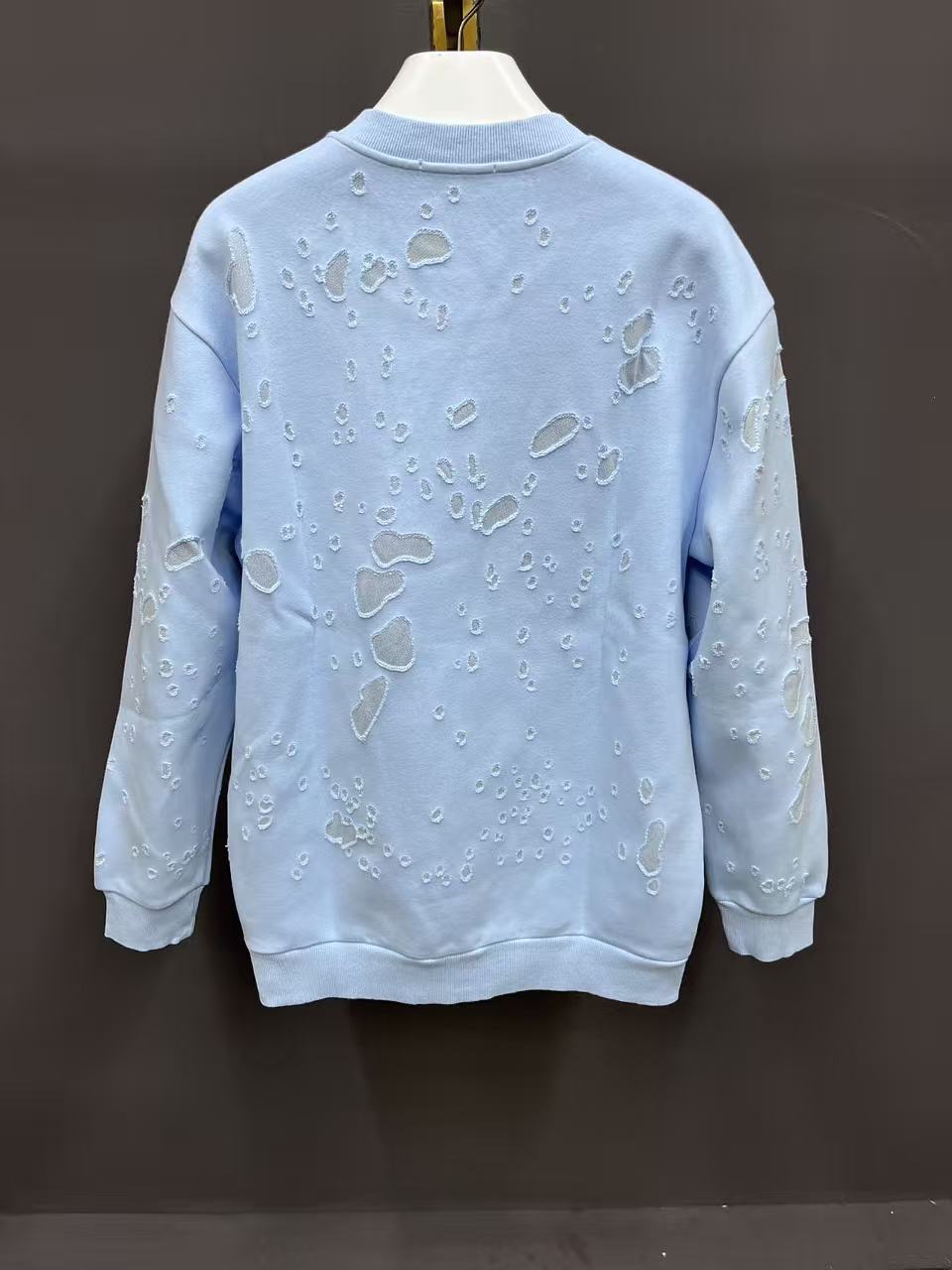 DISTRESSED LOGO CREWNECK SWEATSHIRT