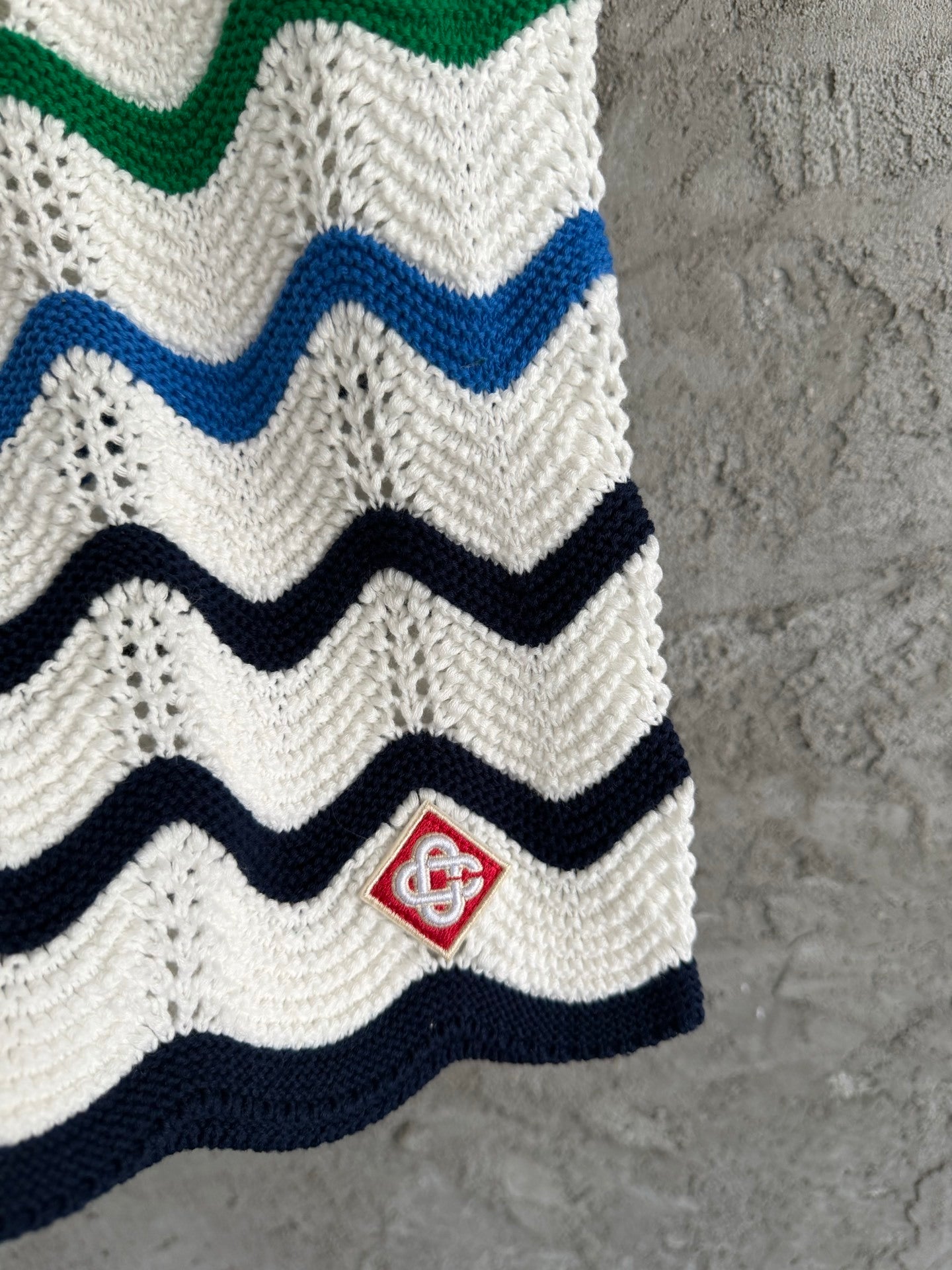 WAVE KNIT SHORT-SLEEVE SHIRT & SHORTS SET