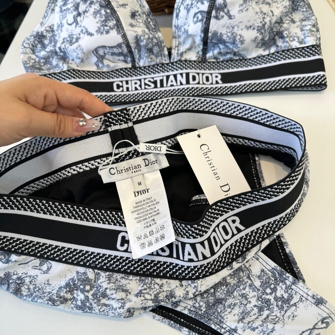MONOCHROME LOGO BAND BIKINI SET