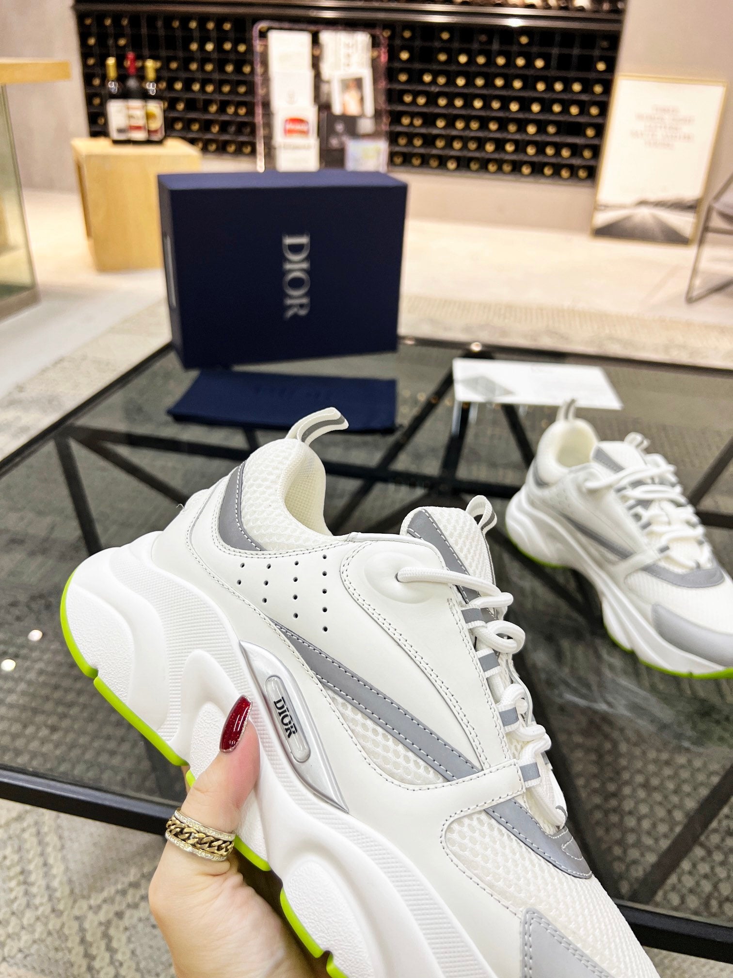 LIGHT GREY SPORT CHUNKY SNEAKERS