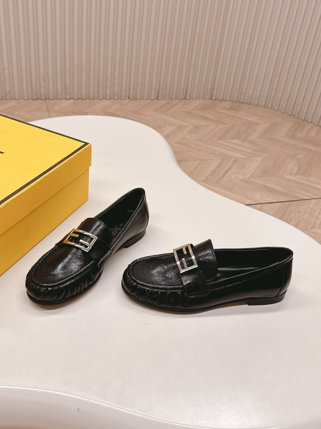 CLASSIC BUCKLE LOAFERS WITH ANIMAL PRINT OPTION