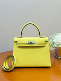 SUNSHINE YELLOW STRUCTURED LUXURY BAG