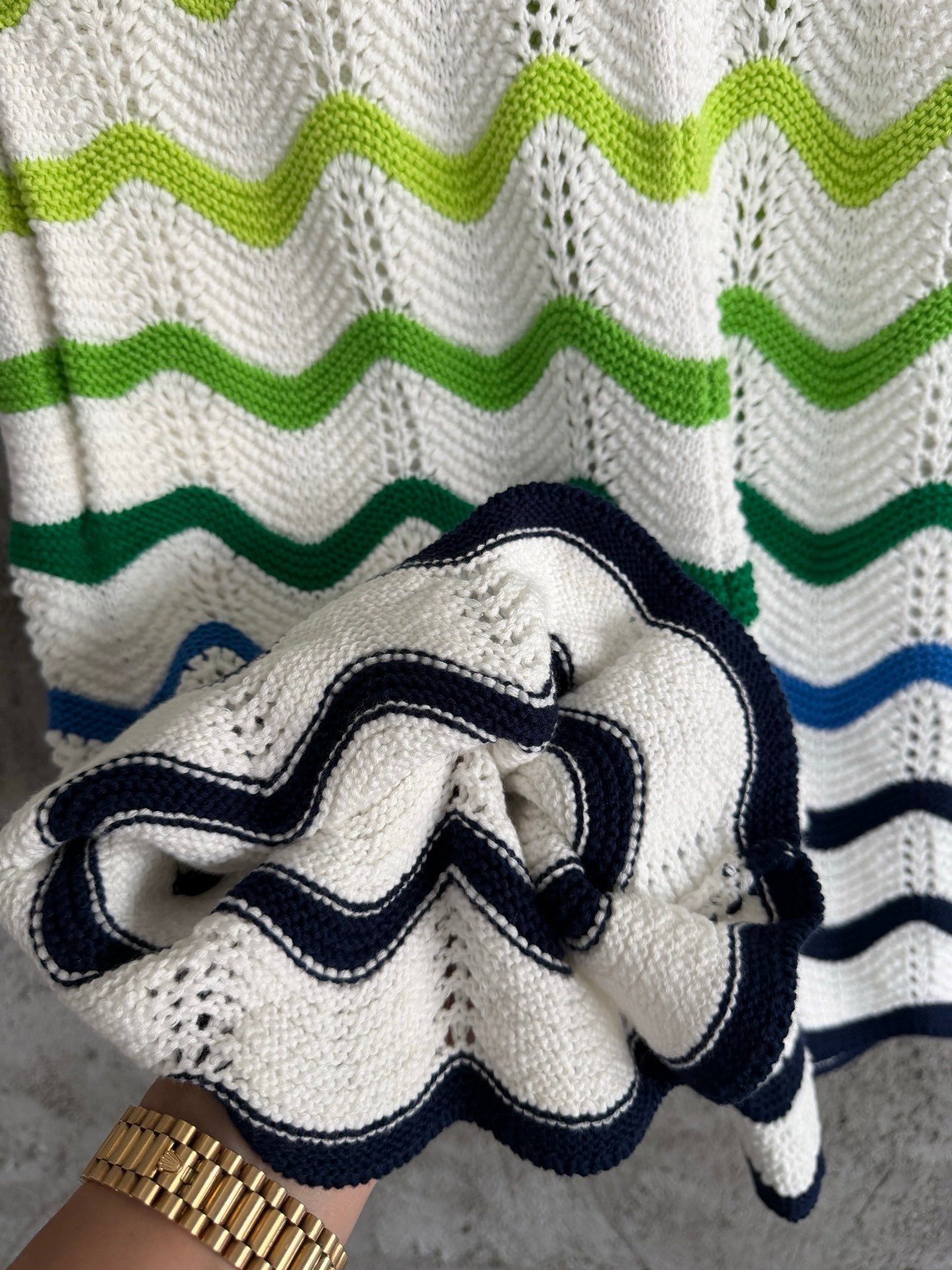 WAVE KNIT SHORT-SLEEVE SHIRT & SHORTS SET