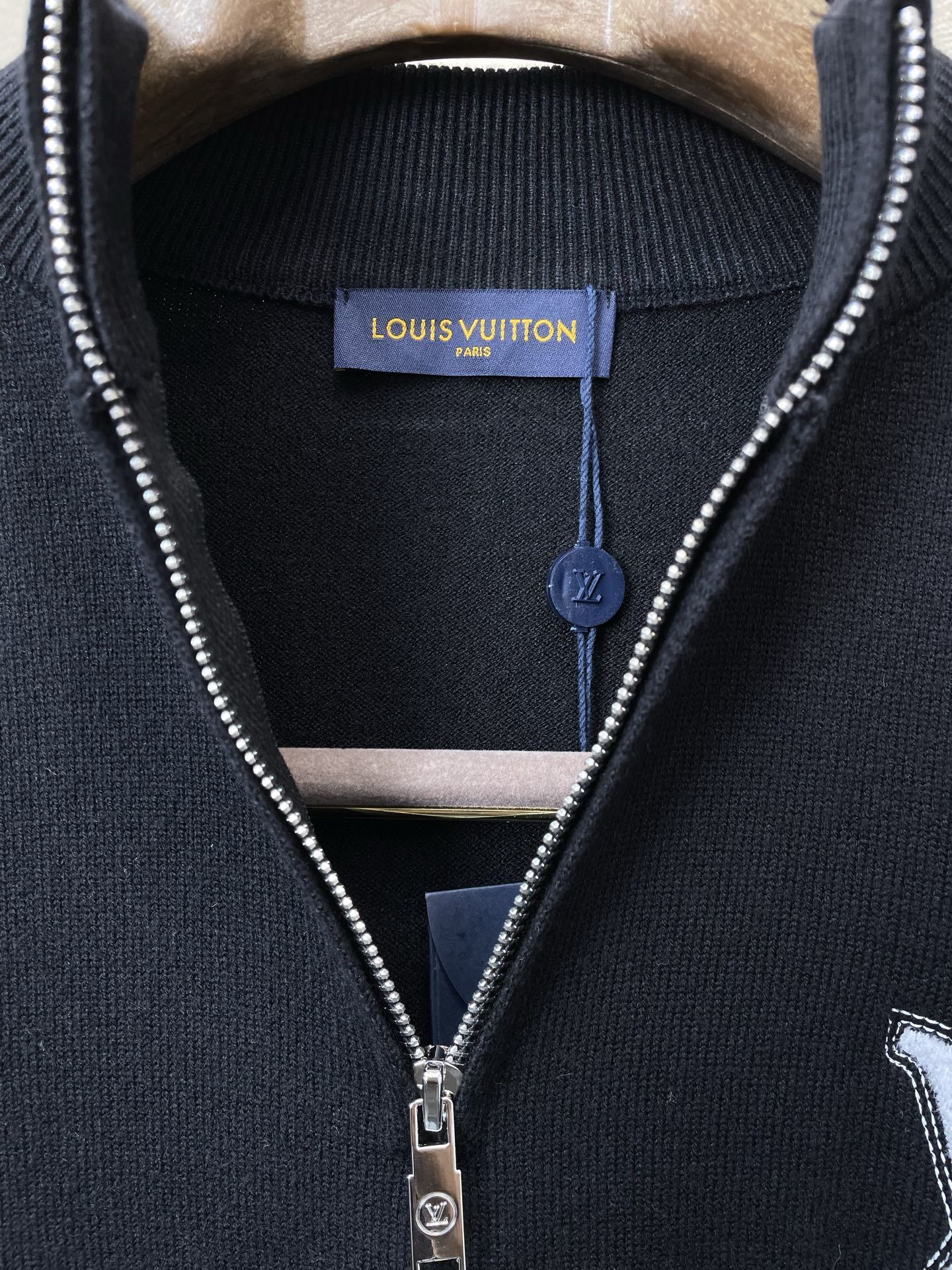 ZIP-NECK KNIT SWEATER