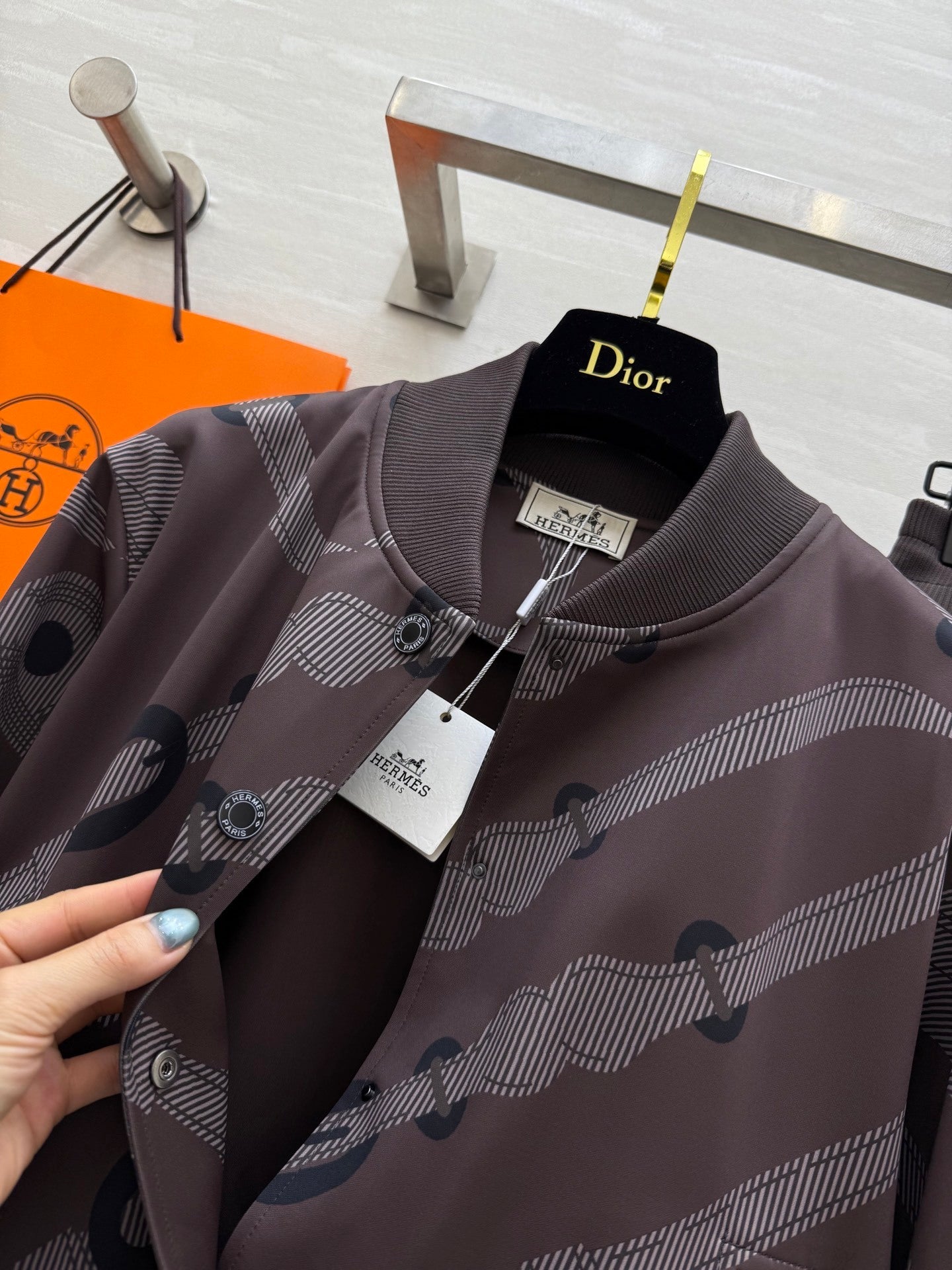 GRAPHIC PRINT BOMBER JACKET & MINI SKIRT SET