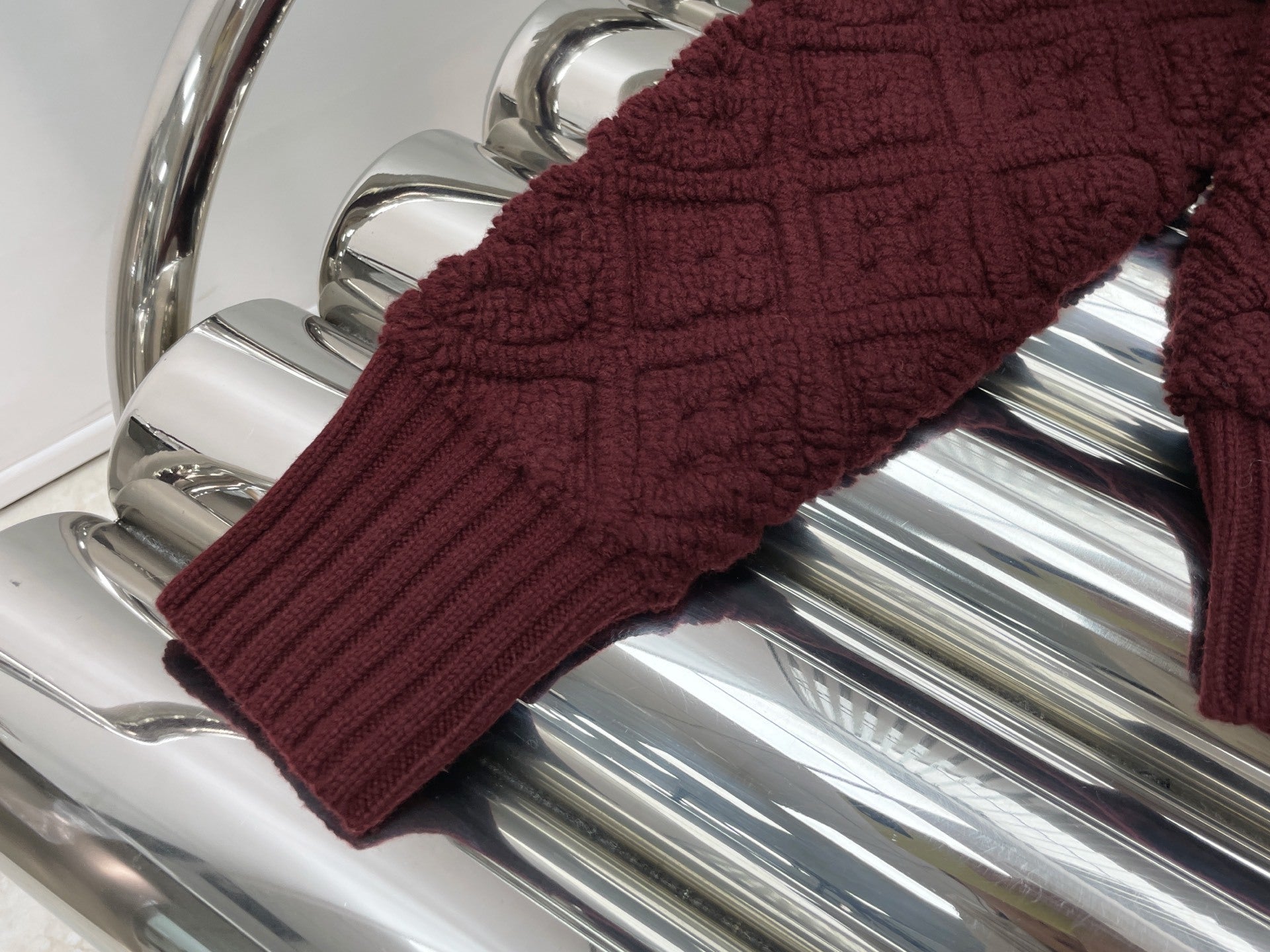 TEXTURED ZIP-UP KNIT JACKET