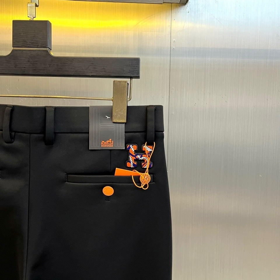 BLACK SLIM FIT CLASSIC TROUSERS